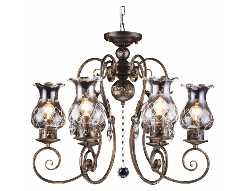 Подвесная люстра Arte Lamp Palermo A2053LM-6BR