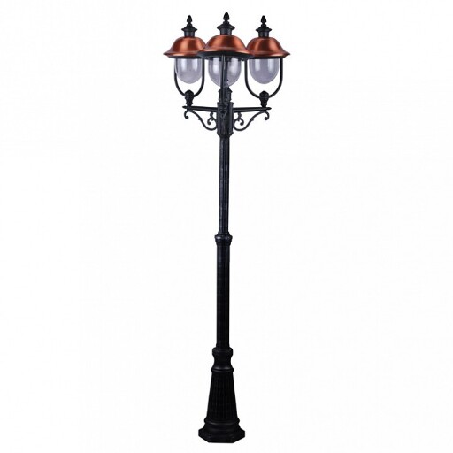 Фонарный столб Arte Lamp Barcelona A1486PA-3BK