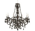Подвесная люстра Arte Lamp Morris A8888LM-8GY