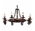 Подвесная люстра Arte Lamp Cartwheel A4550LM-8CK