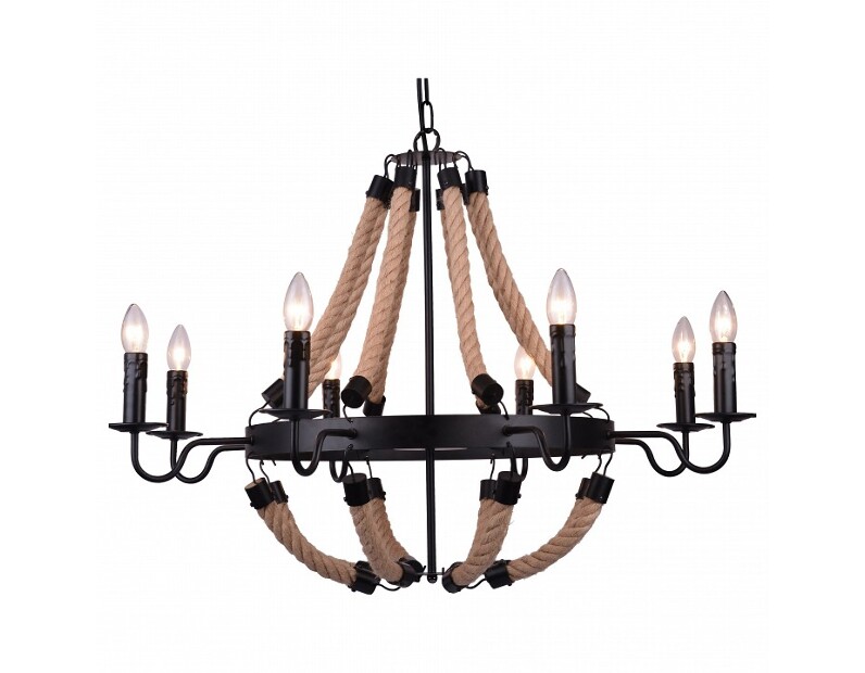 Подвесная люстра Arte Lamp Marsiglia A8956LM-8BK