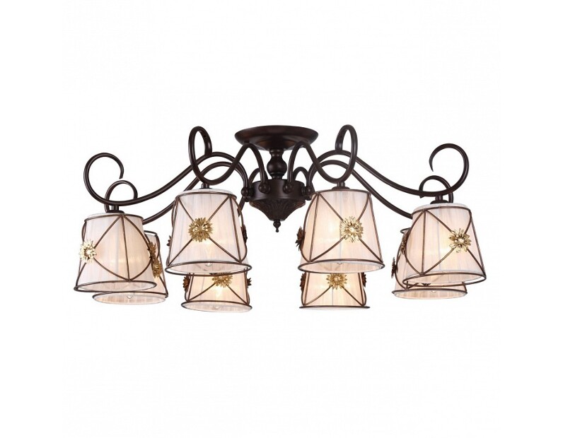 Люстра на штанге Arte Lamp Fortuna A5495PL-8BR