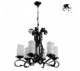 Подвесная люстра Arte Lamp Scroll A7915LM-6BK