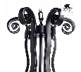 Подвесная люстра Arte Lamp Scroll A7915LM-6BK