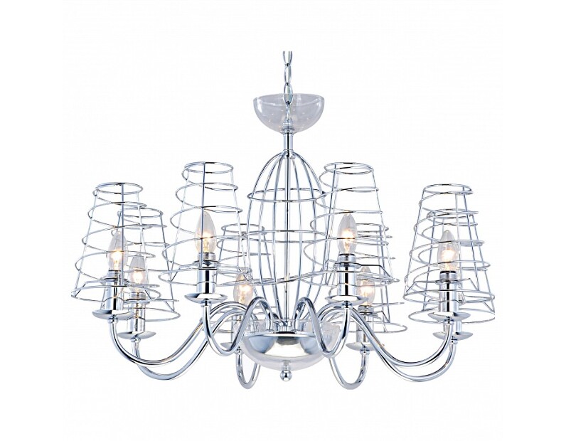 Подвесная люстра Arte Lamp Cage A4320LM-8CC
