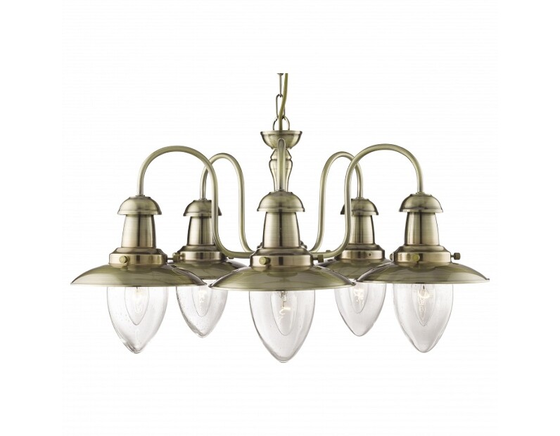 Подвесная люстра Arte Lamp Fisherman A5518LM-5AB