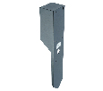 Розетка уличная Feron TM201, 220-230V, 16A, IP44, 70*60*380мм, черный