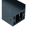 Розетка уличная Feron TM200, 220-230V, 16A, IP44, 70*70*300мм, черный