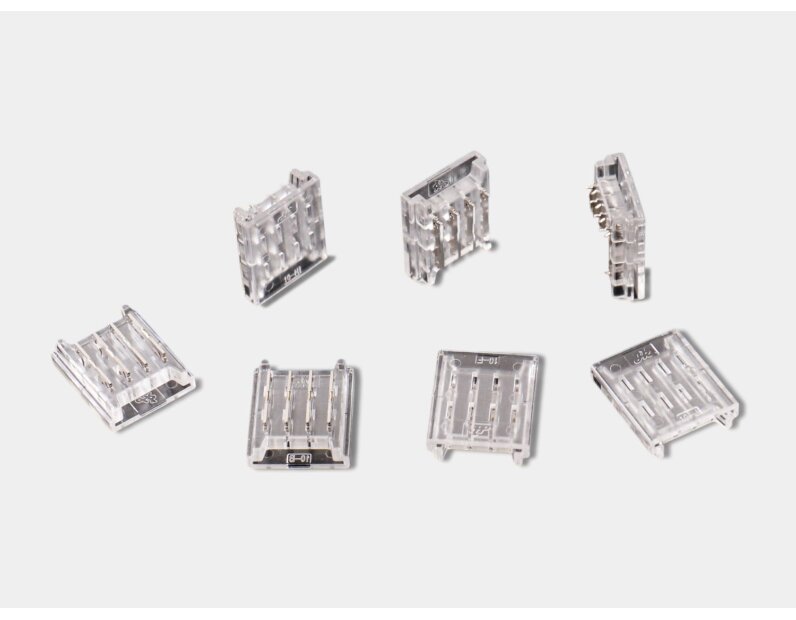 Пластиковый коннектор для RGB светодиодной ленты 10 мм, CN-10MM-4P-A-SMD