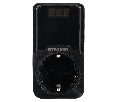 Реле напряжения для розетки регулируемое  STEKKER  VPR-200B, 230В,16A,черный