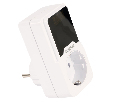 Реле напряжения для розетки регулируемое  STEKKER  VPR-200W, 230В,16A,белый