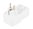 Реле напряжения для розетки регулируемое  STEKKER  VPR-200W, 230В,16A,белый