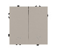 Механизм выключателя управления шторами SWT-NOBE-MKR2-SFPL-CA (230V, 10A) (Arlight, -)