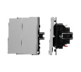 Механизм выключателя двухклавишный проходной SWT-NOBE-MKP2-SFPL-IS (230V, 10A) (Arlight, -)