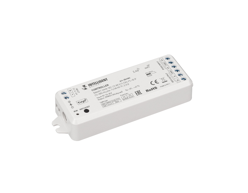 INTELLIGENT ARLIGHT Контроллер SMART-DMX-301-72-MULTI-DRI-PS-SUF (12-36V, Master, TUYA Wi-Fi, 2.4G) (IARL, IP20 Пластик, 5 лет)