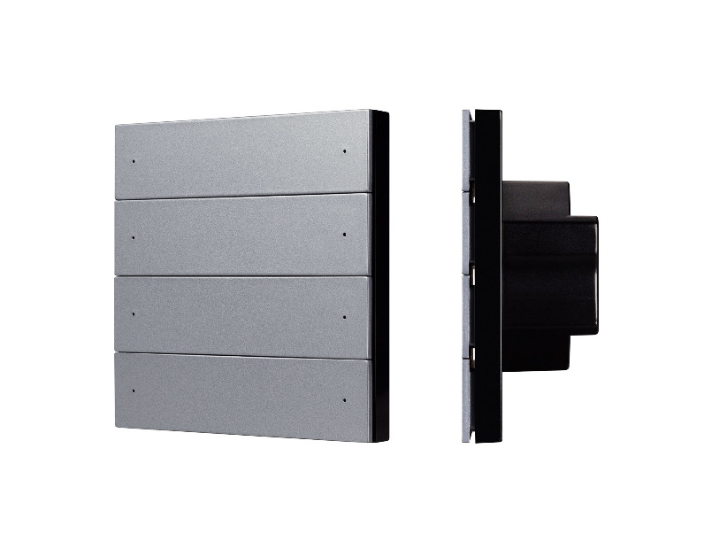 INTELLIGENT ARLIGHT Кнопочная панель SMART DALI-301-22-8K-D2-IN Grey (BUS, Frameless) (IARL, IP20 Пластик, 5 лет)