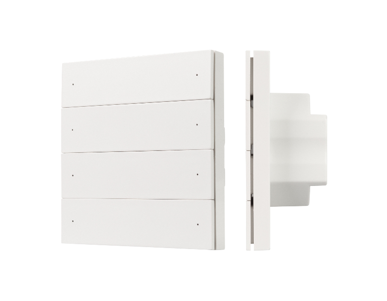 INTELLIGENT ARLIGHT Кнопочная панель SMART DALI-301-22-8K-D2-IN White (BUS, Frameless) (IARL, IP20 Пластик, 5 лет)