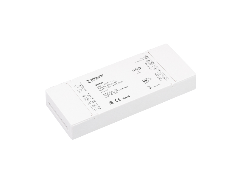 INTELLIGENT ARLIGHT Диммер SMART-DALI-101-72-D2-ADDR-DIM-DT6-PD-SUF (12-48V, 1x20A, 0/1-10V, TRIAC) (IARL, IP20 Пластик, 5 лет)