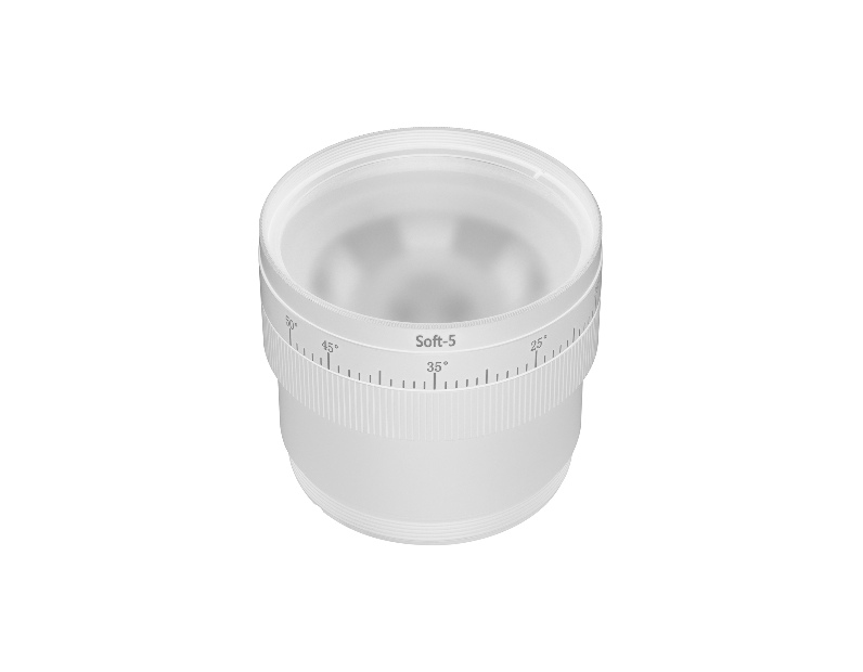 Насадка с изменяемым углом LGD-ARTIFACT-ZOOMLENS-R65 (WH, 10-50 deg) (Arlight, Металл)