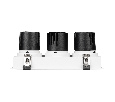 Светильник MS-FLOW-BUILT-S230x85-3x6W Warm3000 (WH, 55 deg, 230V) (Arlight, IP20 Металл, 5 лет)