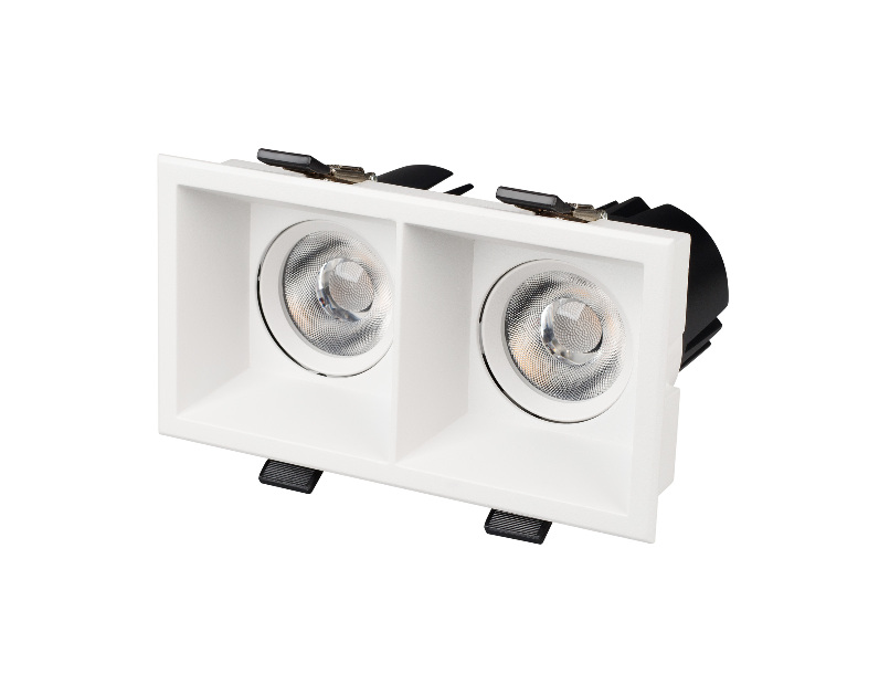 Светильник MS-FLOW-BUILT-S157x85-2x12W Warm3000 (WH, 38 deg, 230V) (Arlight, IP20 Металл, 5 лет)