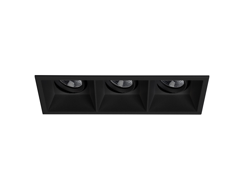 Светильник MS-FLOW-BUILT-S230x85-3x6W Warm3000 (BK, 55 deg, 230V) (Arlight, IP20 Металл, 5 лет)