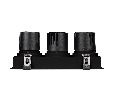 Светильник MS-FLOW-BUILT-S230x85-3x6W Day4000 (BK, 15 deg, 230V) (Arlight, IP20 Металл, 5 лет)
