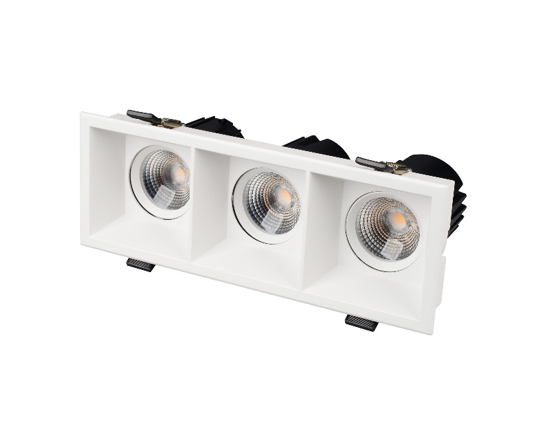 Светильник MS-FLOW-BUILT-S230x85-3x12W Warm3000 (WH, 55 deg, 230V) (Arlight, IP20 Металл, 5 лет)
