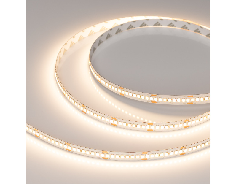 Лента RT-A240-10mm 24V Warm3000 (22 W/m, IP20, 5m) (Arlight, высок.эфф.150 лм/Вт)