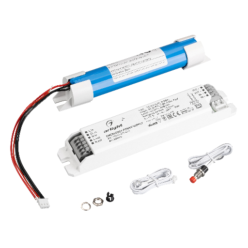 Блок аварийного питания ARJ-EMG-5W-EXT (10-90V, 1.5H, LiFePO4) (Arlight, IP20 Пластик, 3 года) 054996