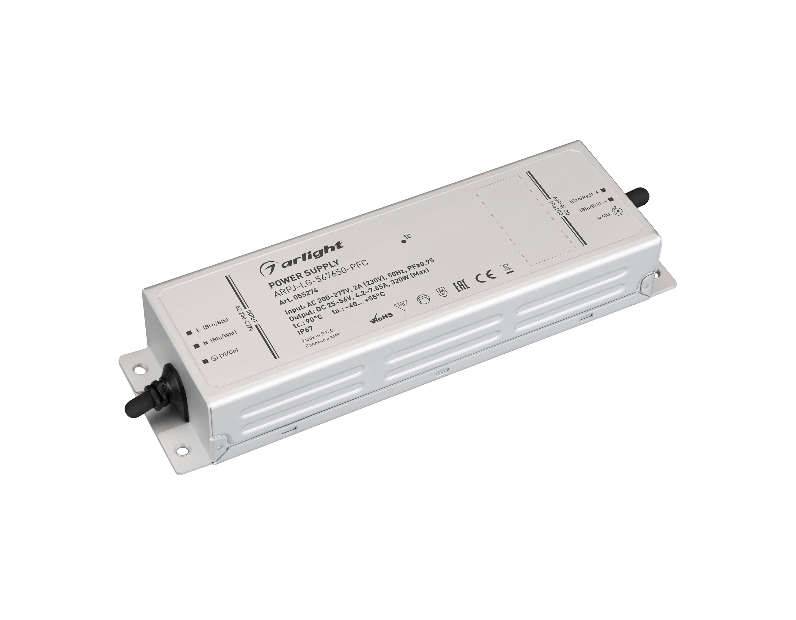 Блок питания ARPJ-LG-567650-PFC (320W, 25-56V, 4.2-7.65A) (Arlight, IP67 Металл, 5 лет)