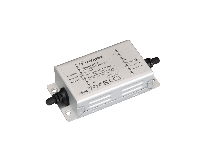 Блок питания ARPJ-LG-561340-PFC-B (40W, 25-56V, 0.45-1.34A) (Arlight, IP67 Металл, 5 лет)