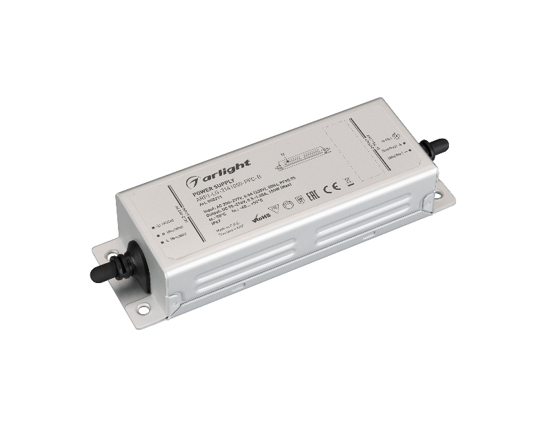 Блок питания ARPJ-LG-2141050-PFC-B (150W, 95-214V, 0.5-1.05A) (Arlight, IP67 Металл, 5 лет)