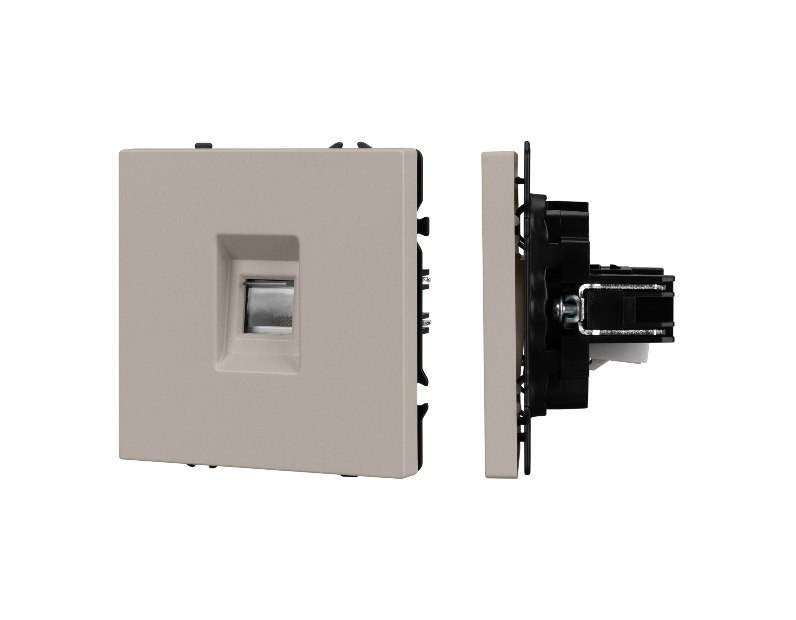 Механизм компьютерной розетки SCT-NOBE-MPC1-SFPL-CA (RJ-45, CAT6) (Arlight, -)