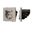 Механизм розетки с USB зарядкой SCT-NOBE-MUAC-SFPL-CA (230V, 16A) (Arlight, -)