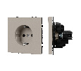 Механизм электрической розетки SCT-NOBE-MEU1-SFPL-CA (230V, 16A) (Arlight, -)