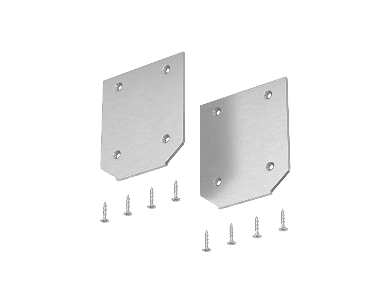 Заглушка торцевая к профилю, 2шт Technical Accessories for tracks Exility TRA034MPEC-21S(N)