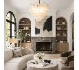 Люстра подвесная 10х6W(led) E14, золото Retro II Lightstar 799102