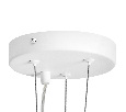 Люстра подвесная 1x12W(led) E27 белый Grazia Lightstar 608116