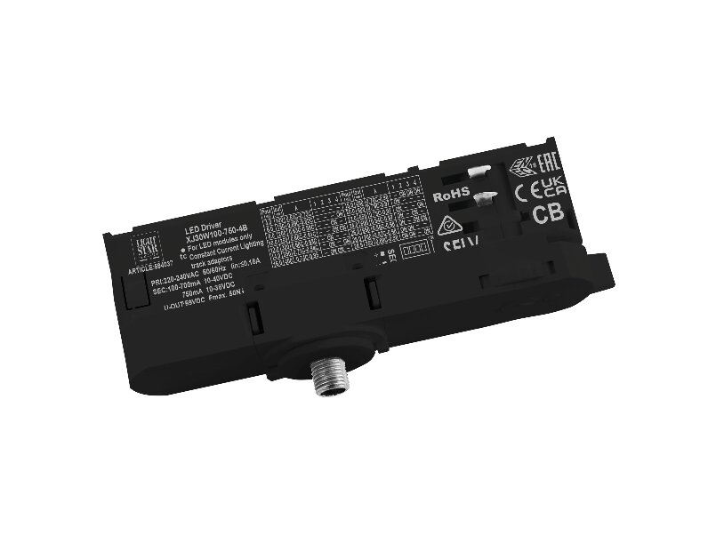Адаптер с драйвером с DIP-switch для трековой системы QUATTRO Quattro Lightstar 594037
