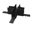 Соединитель PRO Х-образный Teta Lightstar 505287-ALU