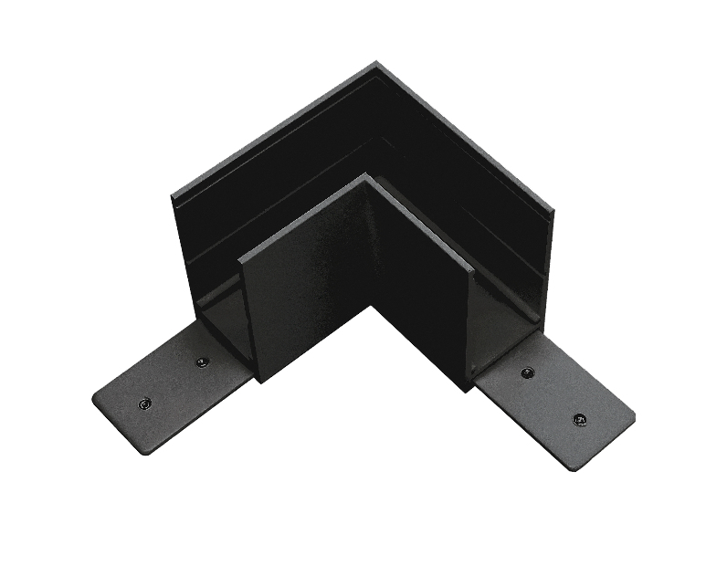 Соединитель PRO L-образный горизонтальный Teta Lightstar 505127-ALU
