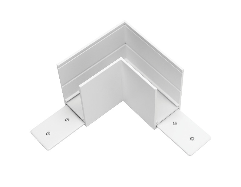 Соединитель PRO L-образный горизонтальный Teta Lightstar 505126-ALU
