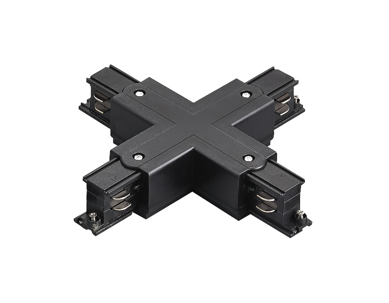 Соединение крестовое с подводом питания к треку 5040xx-(F)/(R) Quattro Lightstar 504147-FR