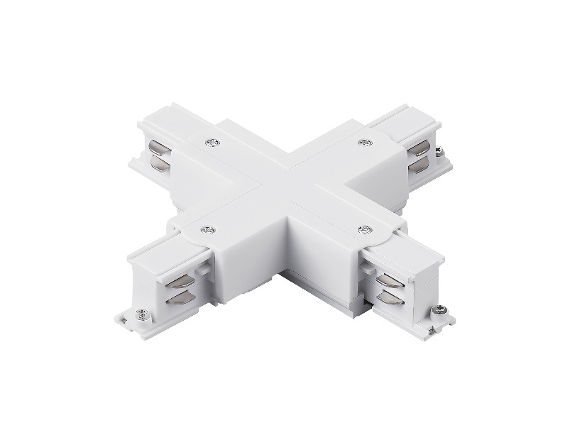 Соединение крестовое с подводом питания к треку 5040xx-(F)/(R) Quattro Lightstar 504146-FR