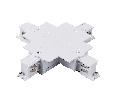 Соединение крестовое встраиваемое с подводом питания к треку 5030xx-R Quattro Lightstar 503146-R