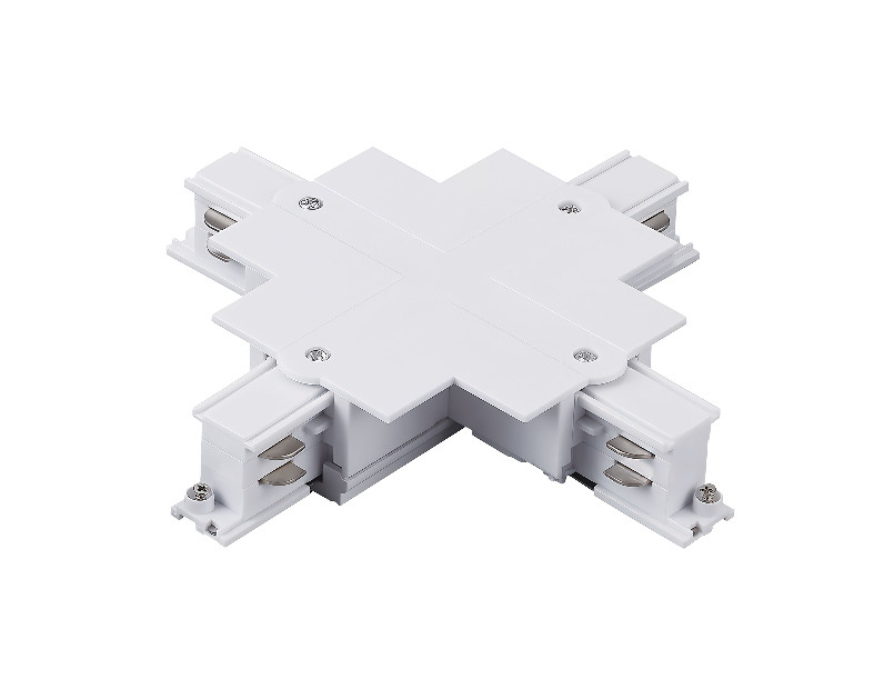 Соединение крестовое встраиваемое с подводом питания к треку 5030xx-R Quattro Lightstar 503146-R