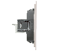 Розетка компьютерная 1-местная RJ-45 (механизм), STEKKER, серия Мия, RST00-3117-08, пудровый жемчуг
