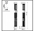 Накладной светильник Odeon Light COLLIER 5455/18WL