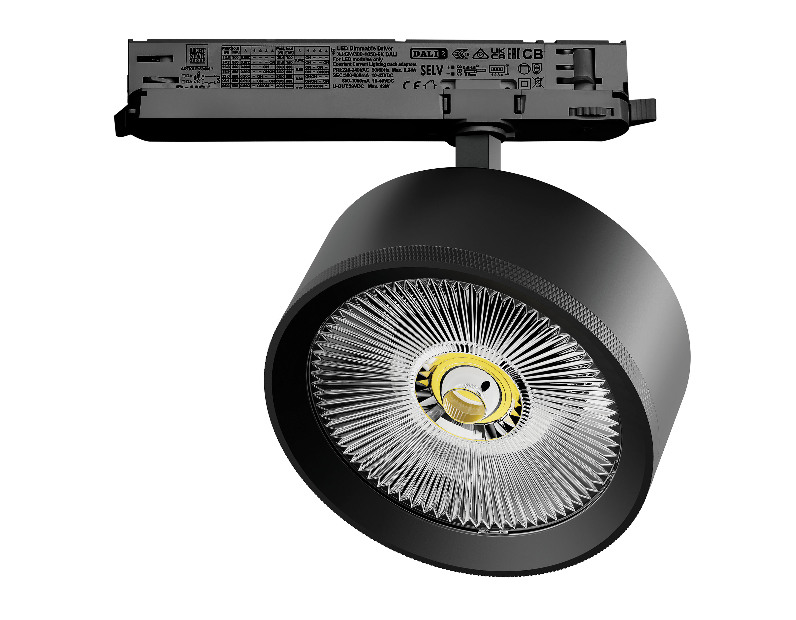 Светильник для трековой системы Quattro LED 35W с управлением DALI Alta Pro Lightstar A5747DALI
